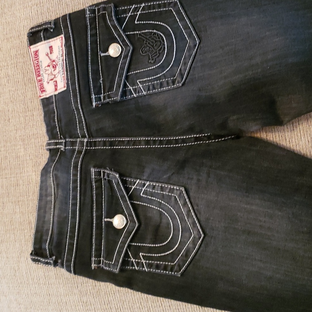True religion black jeans